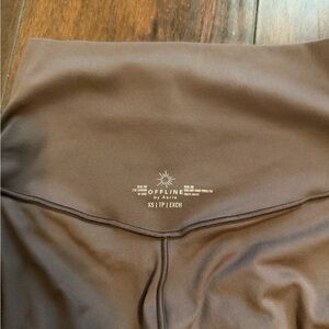 Aerie OFFLINE Rich Brown Leggings
